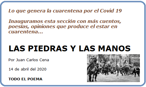 LAS PIEDRAS Y LAS MANOS